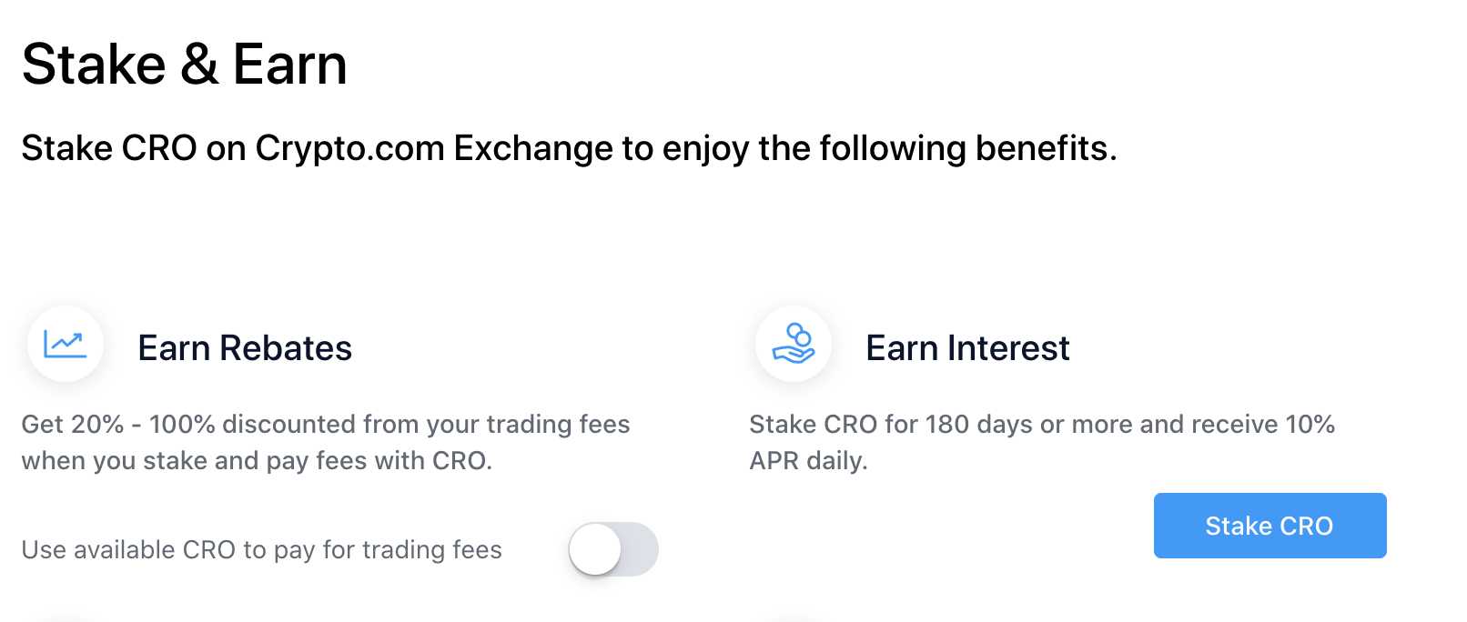 stake and earn crypto